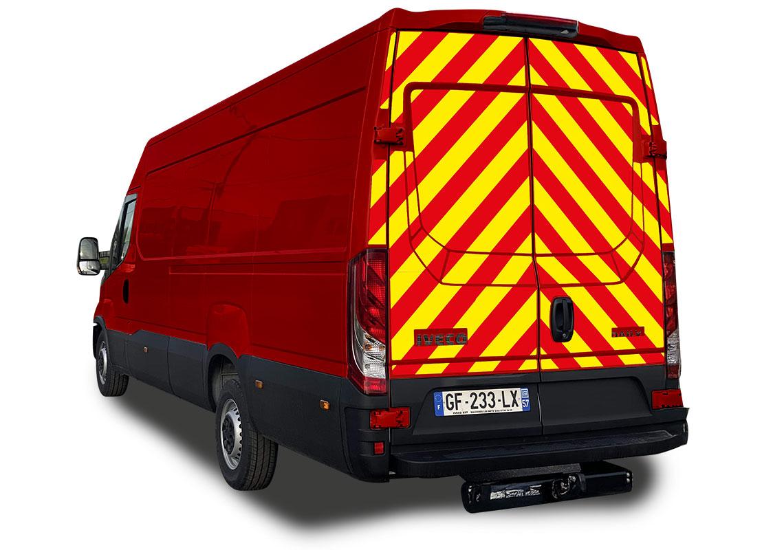 Kit de balisage prédécoupé POMPIER AVERY Total IVECO DAILY 2024